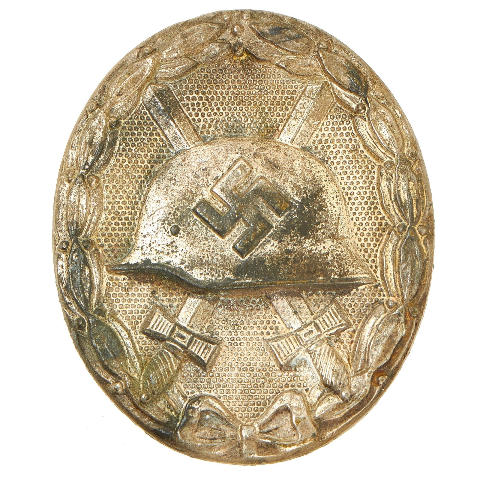 Buy Original German WWII Second Class Silver Wound Badge by Josef Rückert & Sohn - Solid Back | Original Firearms Antique For Sale