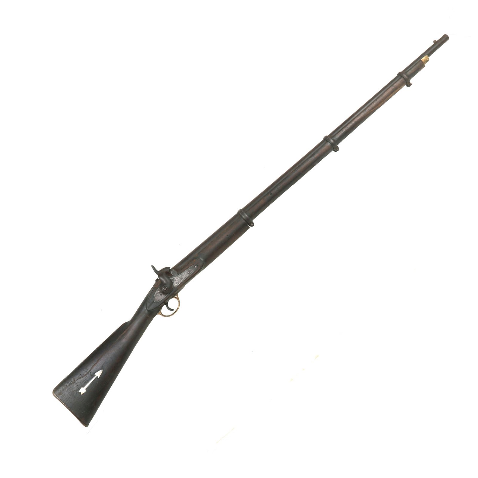 Buy Original U.S. Civil War Era 3rd Model P-1853 Enfield Three Band Percussion Export Rifle - Marked 1863 Tower | Original Firearms Antique For Sale