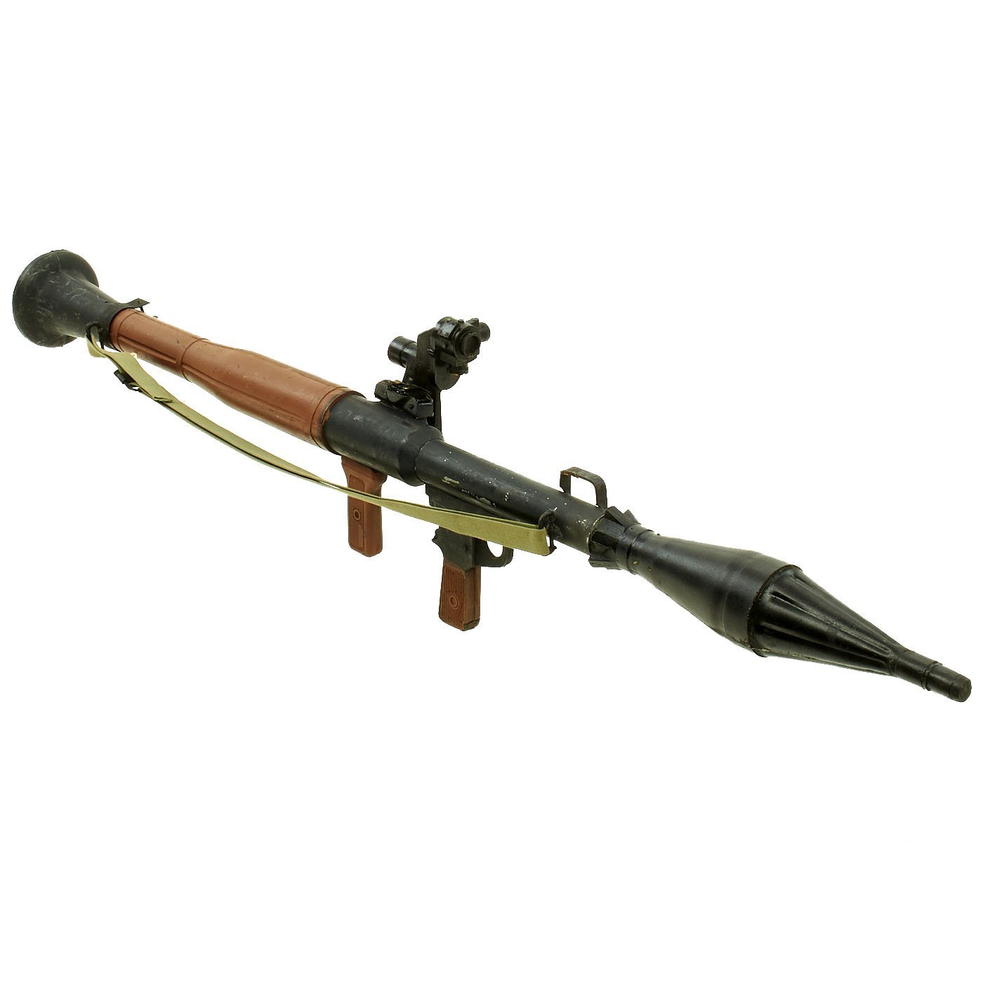 Buy Original U.S. Vietnam Era Rubber Traning Aid Russian RPG-7B Rocket Propelled Grenade Launcher - Inert | Original Firearms Antique For Sale