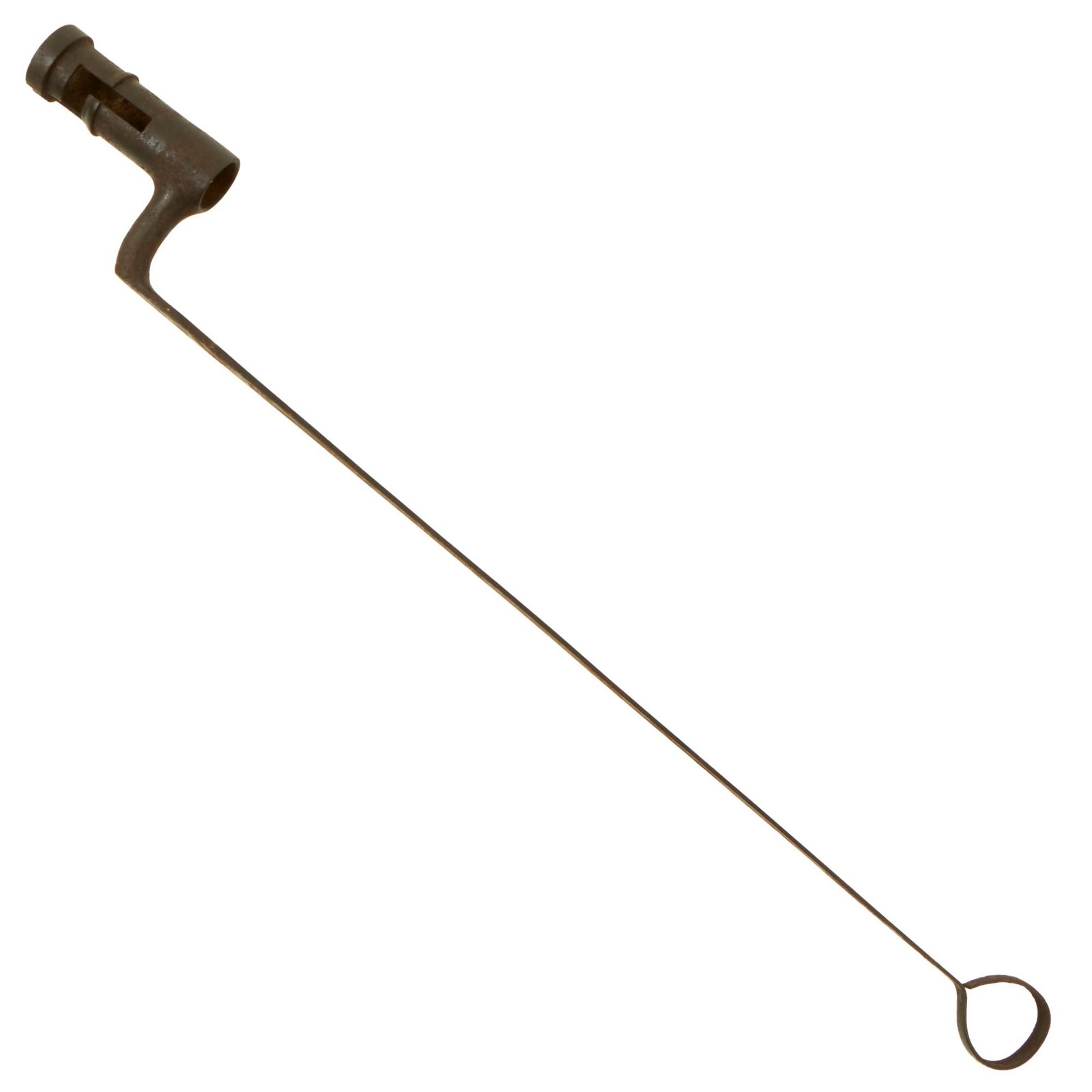 Buy Original U.S. Civil War Era Trainer Socket Bayonet with Rounded Tip - US Surcharged | Original Firearms Antique For Sale