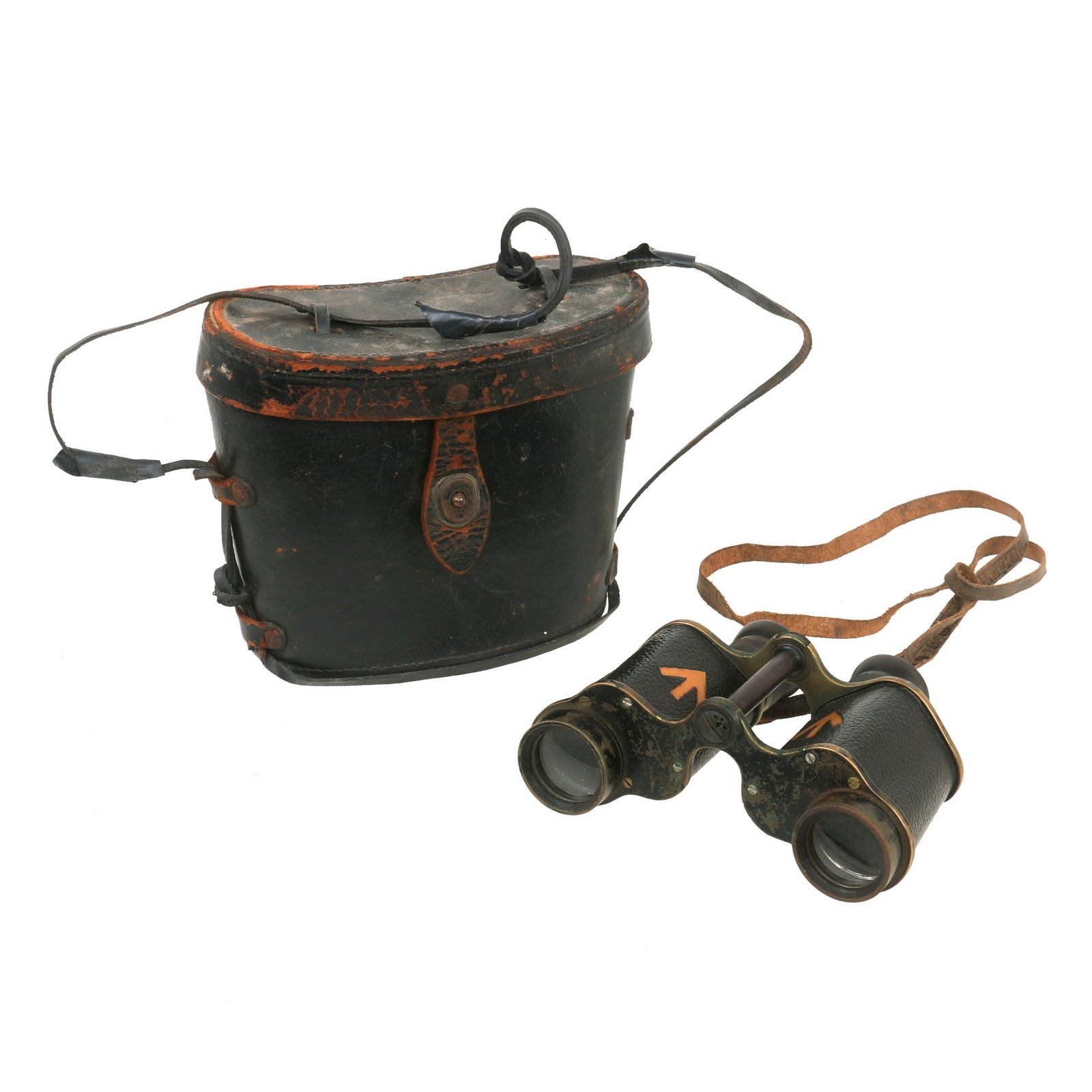 Buy Original British WWI Officer’s 6x30 Binoculars in Case by Ross London - Serial 73960 | Original Firearms Antique For Sale