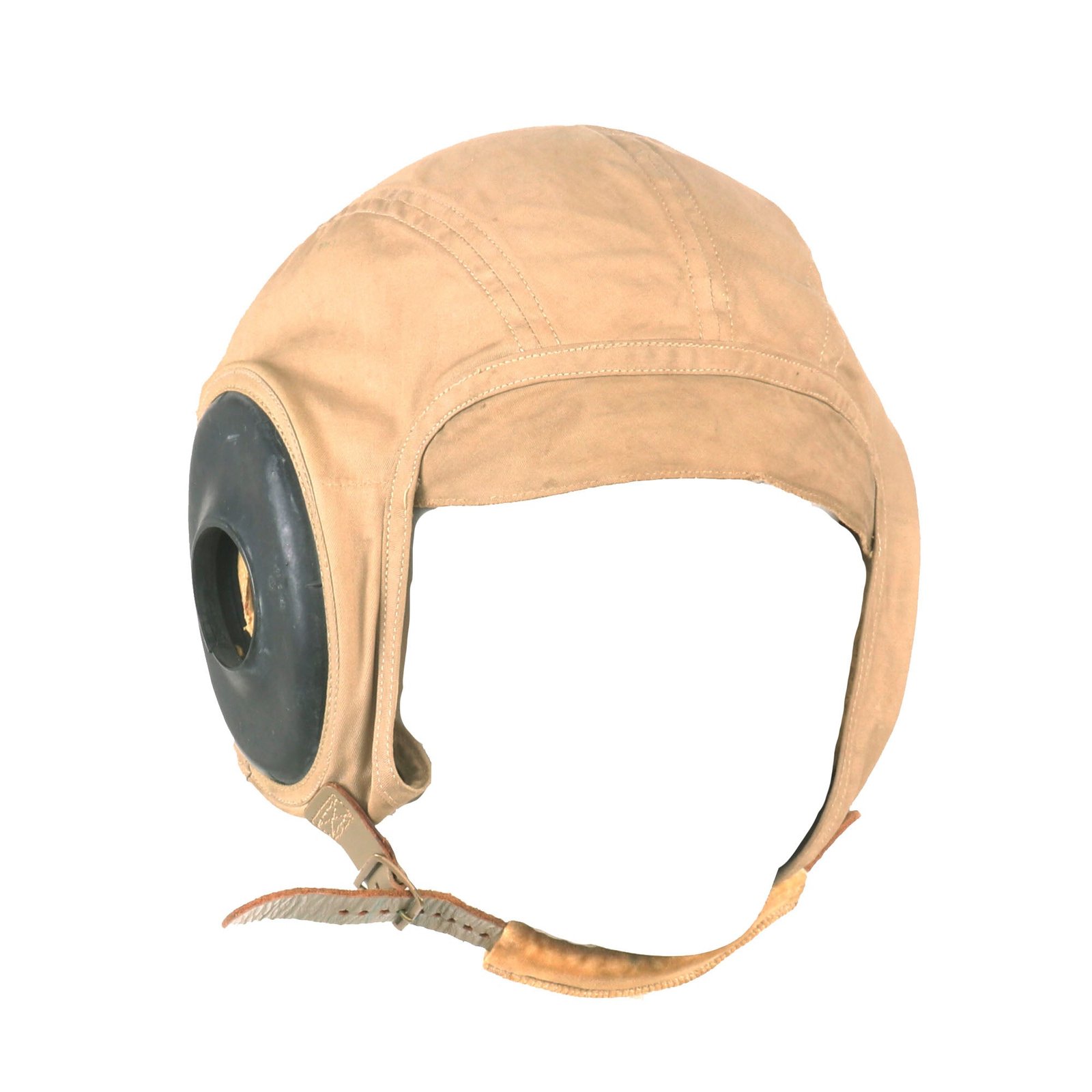 Buy Original U.S. WWII Army Air Force Aviator AN-H-15 Summer Flight Helmet - Size Medium | Original Firearms Antique For Sale