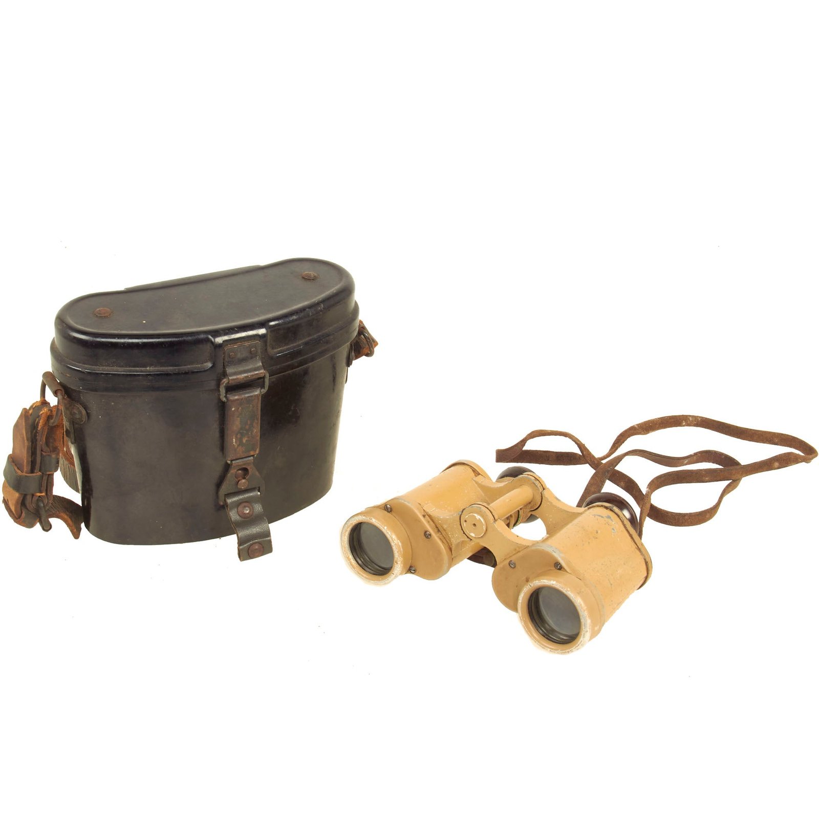Buy Original German WWII 6x30 Dienstglas Binoculars by Voighlander & Sons With Bakelite Case Dated 1942 | Original Firearms Antique For Sale