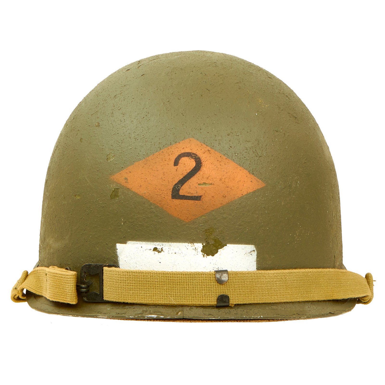 Buy Original Film Prop US WWII Saving Private Ryan 2nd Ranger Battalion M1 Helmet With Original 1952 Dated Liner | Original Firearms Antique For Sale