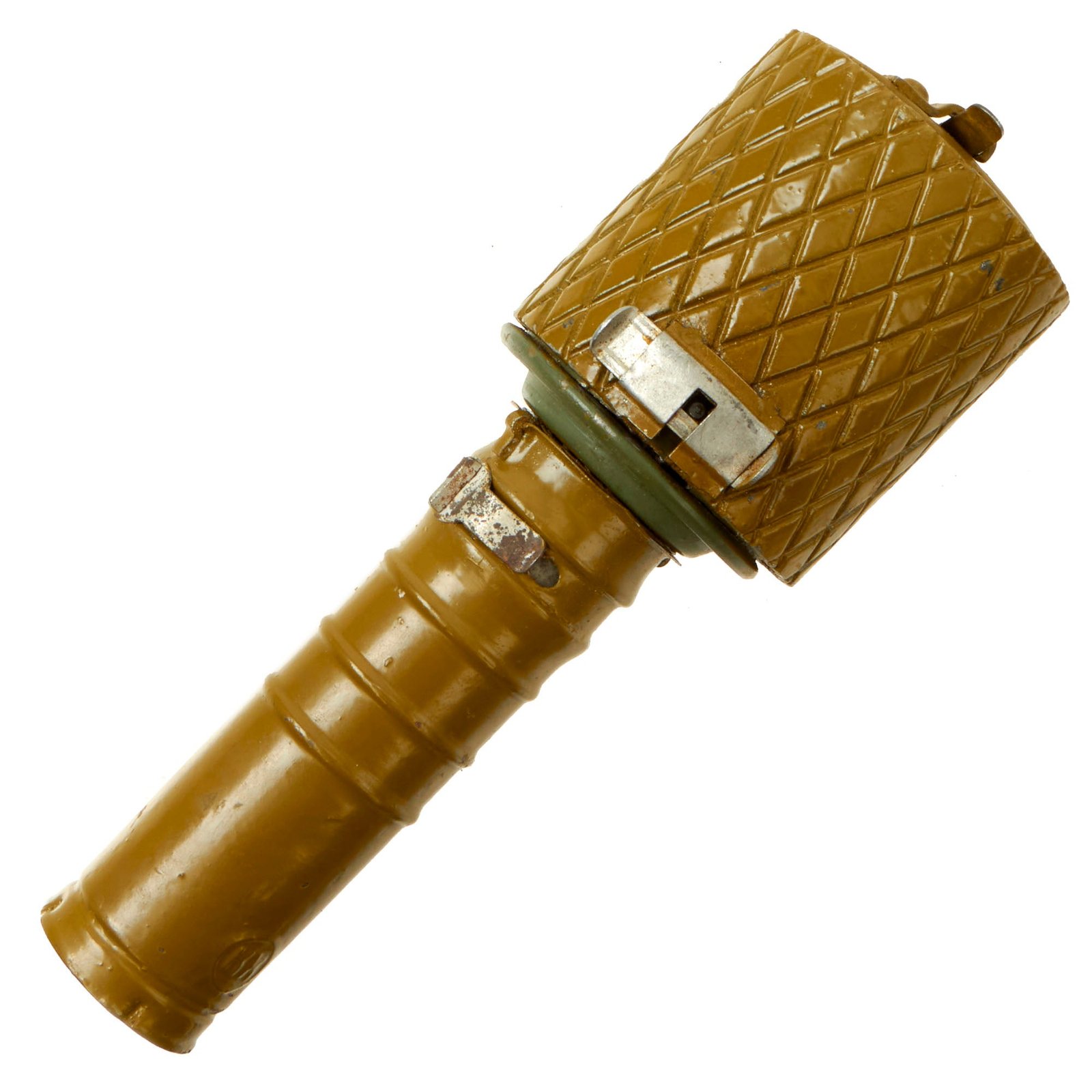 Buy Original WWII Soviet Russian RGD-33 Inert Stick Grenade with Fragmentation Sleeve - Near Mint Condition | Original Firearms Antique For Sale