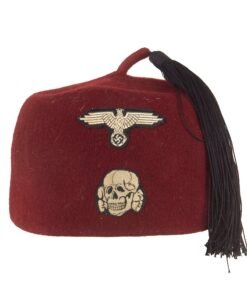 Buy Original German WWII Waffen SS M43 Maroon Parade Fez for Foreign Volunteers with Tassel & Sweatband - Size 56 | Original Firearms Antique For Sale