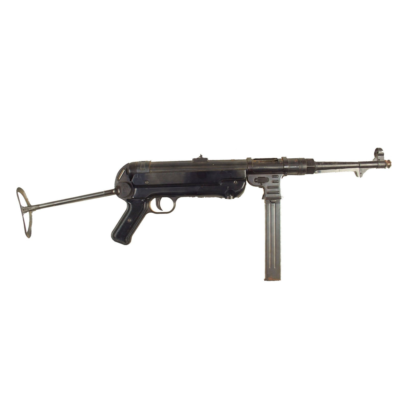 Buy German WWII Replica MP 40 Cap Plug Firing Submachine Gun by MGC Japan | Original Firearms Antique For Sale