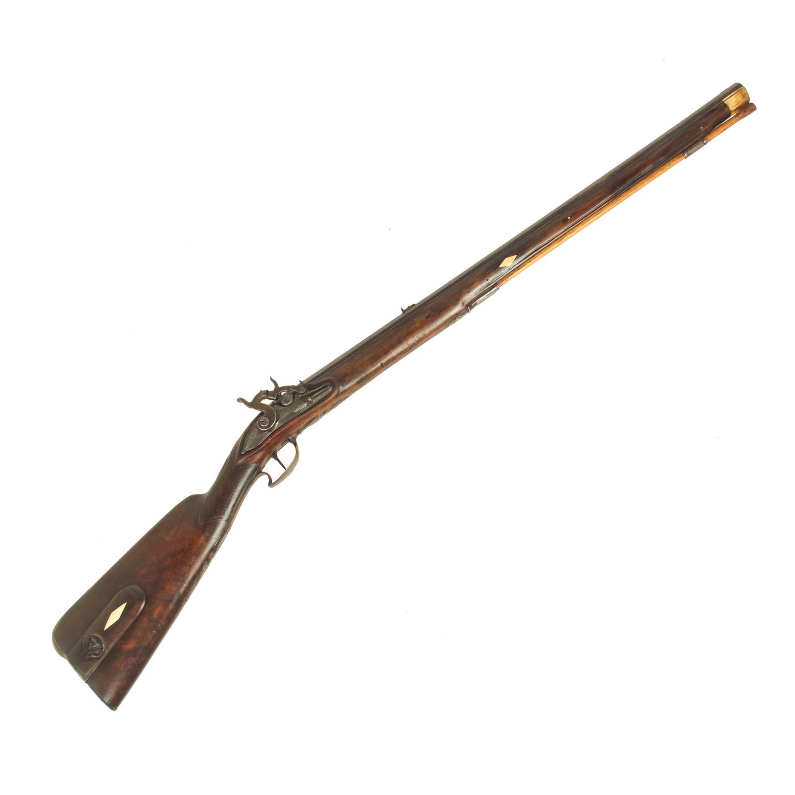 Buy Original Early 18th Century German Jäger Hunting Rifle Converted to Percussion with Steel & Horn Fittings - circa 1700 | Original Firearms Antique For Sale