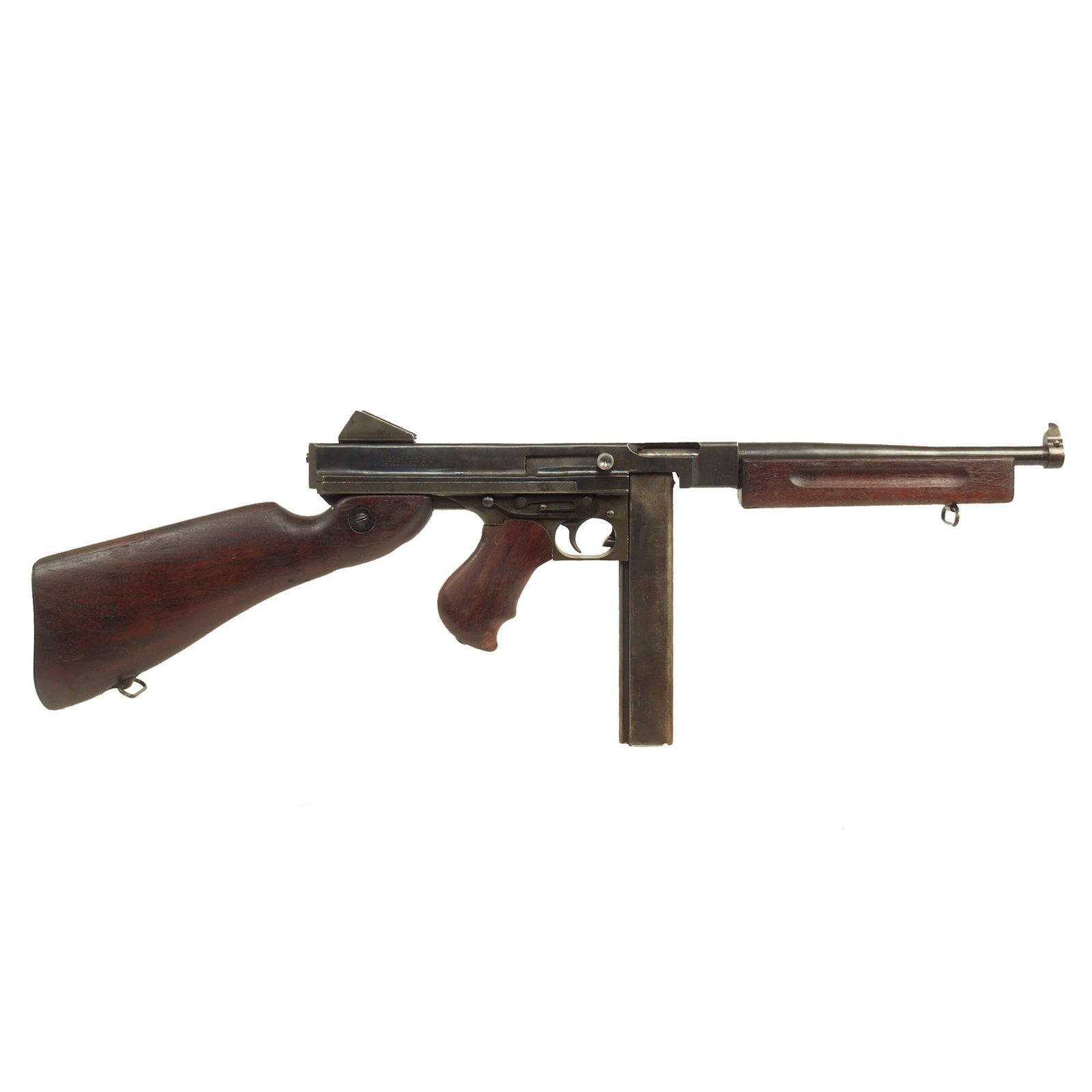 Buy Original U.S. WWII Thompson M1 Display Submachine Gun by Auto Ordnance Serial 136845 - Original WWII Parts | Original Firearms Antique For Sale