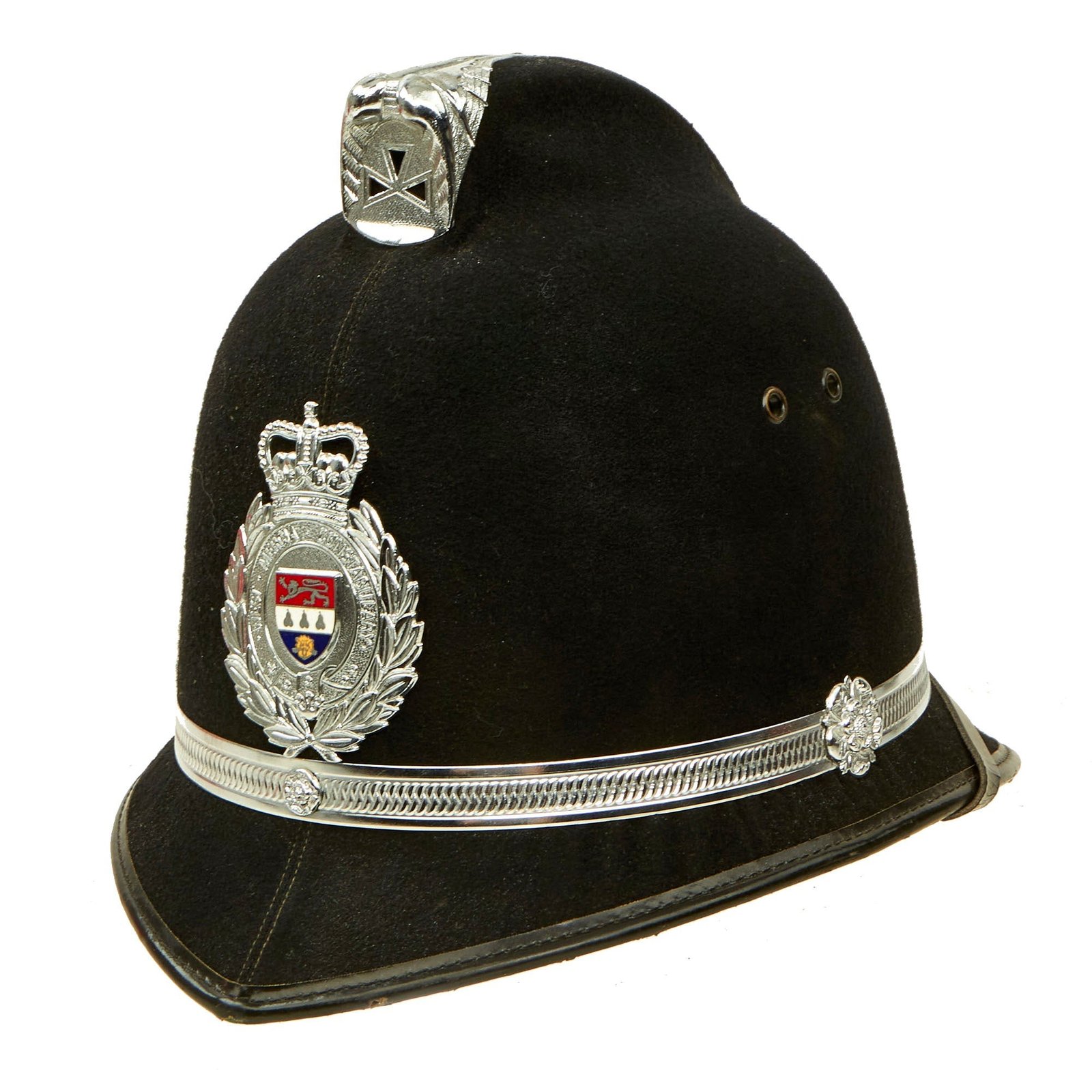 Buy Original British Comb Top West Mercia Constabulary Bobby Helmet - Formerly Part the Yeoman Warders Club Collection | Original Firearms Antique For Sale