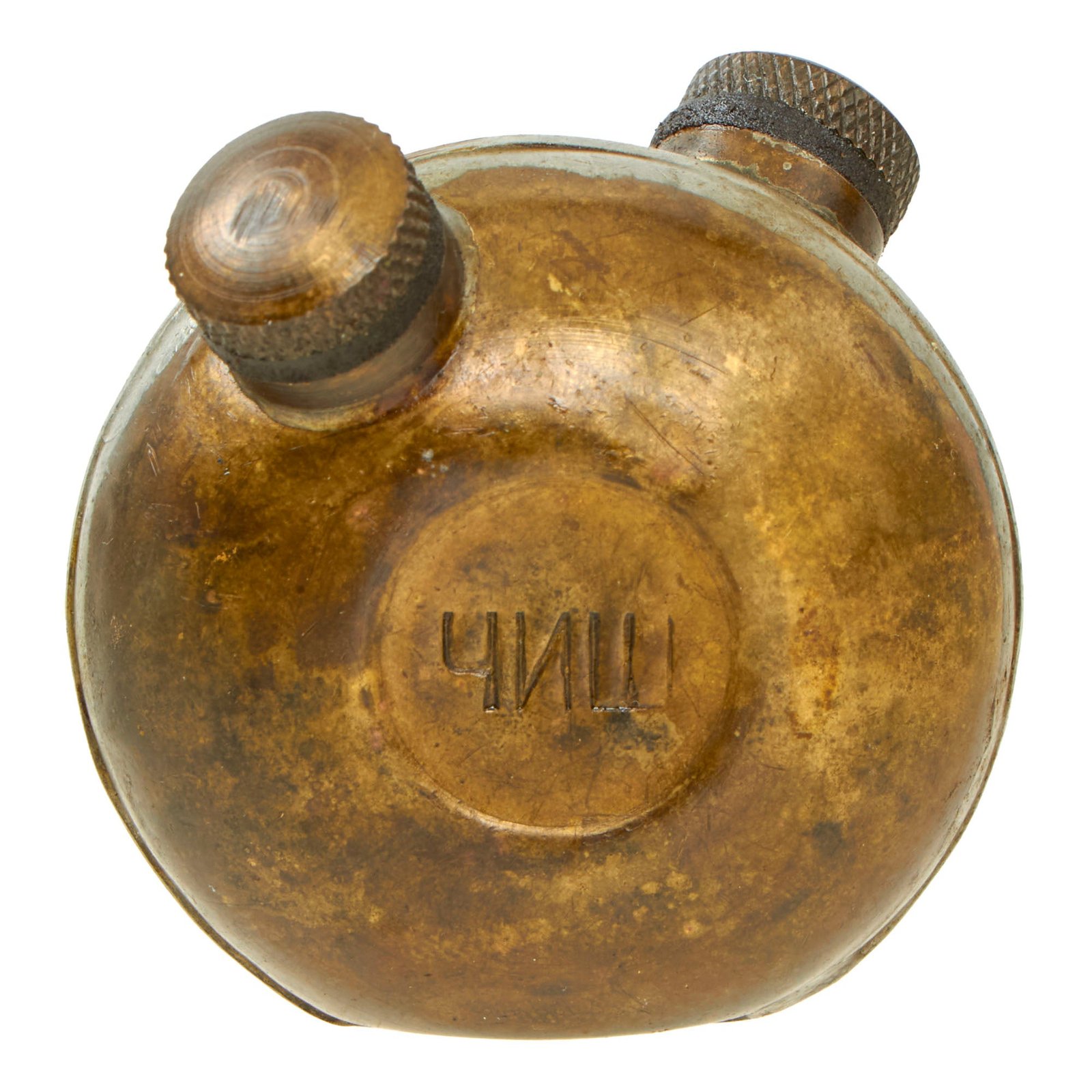 Buy Original Cold War Era Yugoslavian Mauser Zastava M48 Cleaning Kit Brass Oiler Bottle - Bottle Only | Original Firearms Antique For Sale