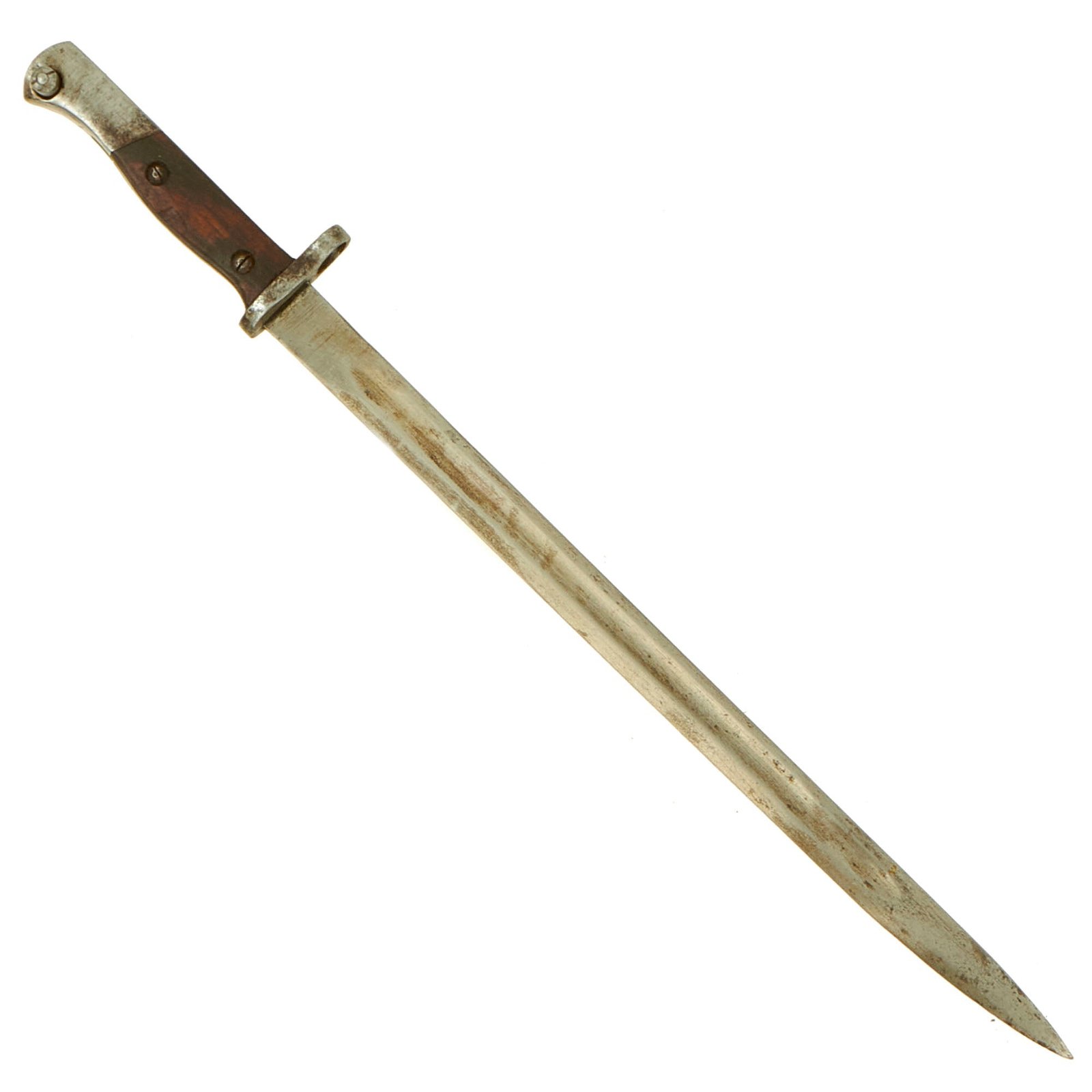 Buy Original Belgian FN M-1924 Export Mauser Bayonet with 17" Blade - Without Scabbard | Original Firearms Antique For Sale