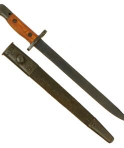 Buy Original British P-1943 MkII* India Pattern SMLE Bayonet with Scabbard | Original Firearms Antique For Sale