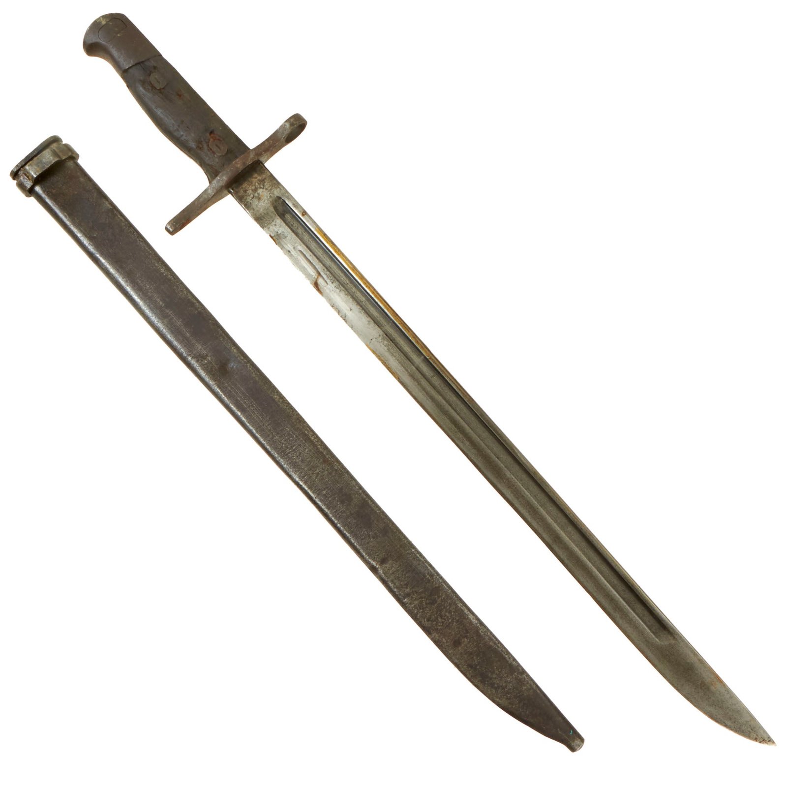 Buy Original Japanese WWII Arisaka Type 30 Bayonet With Scabbard | Original Firearms Antique For Sale